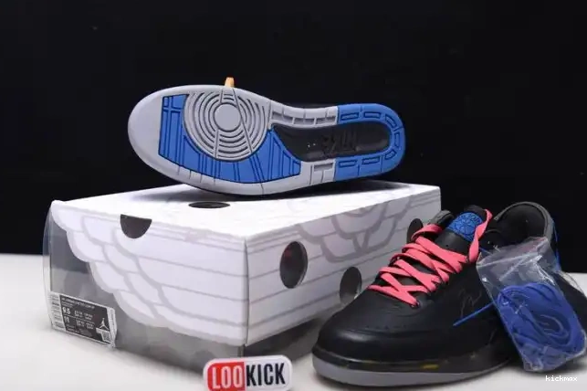 Rep MAX Blue SP Off-White Low Jordan Retro 2 DJ4375-004 Black 0322